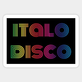 Italo disco Sticker